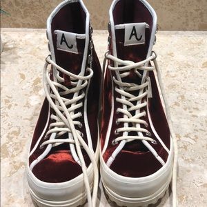 Maroon Superga by Alexa Chung